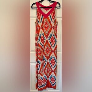 Chico’s brand, size 2, sleeveless maxi dress
